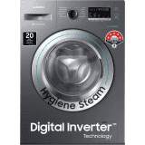 SAMSUNG WW66R22EK0X/TL | Fully Automatic Front Load Washing Machine | In-built Heater | 6.5 kg | Grey