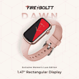 Fire-Boltt Dawn Girls Smartwatch | Rectangle 1.47" | Gold Dawn