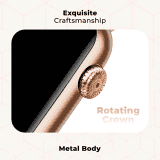 Fire-Boltt Dawn Girls Smartwatch | Rectangle 1.47" | Gold Dawn
