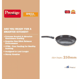 Prestige Omega Select Plus (30715) Fry Pan | 25 cm diameter 1.7 L capacity | Aluminium