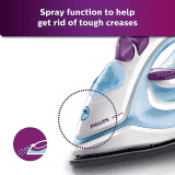 Philips Steam Iron with Spray | 1440 W | Blue | GC1905