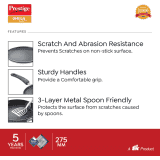 Prestige Omega Select Plus Non-stick Omni Tawa | 27.5 cm diameter | Aluminium