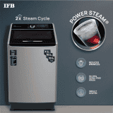 IFB  TL-SLBS Fully Automatic Top Load Washing Machine with In-built Heater | 9 kg |  Silver