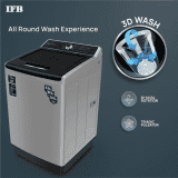 IFB  TL-SLBS Fully Automatic Top Load Washing Machine with In-built Heater | 9 kg |  Silver