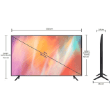Samsung 4K Ultra HD Smart LED TV UA55AU7500KLXL | 55 inches | Black