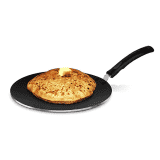Pigeon by Stovekraft Aluminium Non-Stick 4mm Concave Tawa | 26cm | Black