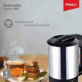 IMPEX STEAMER 500C Electric Kettle | 0.5 L | Silver