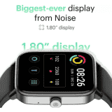 Noise ColorFit Pro4 Max  Smartwatch | Black Strap
