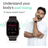 Noise ColorFit Pro4 Max  Smartwatch | Black Strap