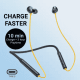 Soundcore by Anker R500 Fast charging neckband | Bluetooth  In the ear Headset | Yellow