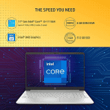 HP 15s 11th Gen Inel Core i3 1-115G4 8GB RAM/512GB SSD | 15s-fq2673TU |15.6-inch
