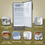 LG Direct Cool Single Door Refrigerator | 185 L | 5 Star | Shiny Steel | GL-D201APZU