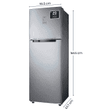 Samsung 256L 3 Star Convertible 3 In 1 Digital Inverter Frost-Free Double Door Refrigerator | RT30C3733S8/HL | Elegant Inox