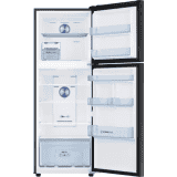 Samsung Twin Cooling Plus Double Door Refrigerator | 301 L | 2 Star | Luxe Black | RT34C4522BX/HL