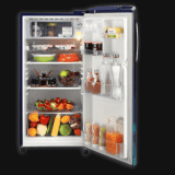 LG 190 L Direct Cool Single Door 3 Star Refrigerator with Base Drawer | GL-B201ABCD | Blue Quartz
