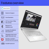 HP Laptop | fr4001TU | 15, 11th Gen Intel Core i5-1155G7 | 15.6-inch | FHD/16GB DDR4/512GB SSD/Intel Iris Xᵉ Graphics/Backlit KB | Silver
