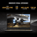 ASUS TUF  Gaming Laptop | FX506HF-HN024W |  F15, Intel Core i5-11400H 11th Gen |15.6-inch | FHD 144Hz | 8GB/512GB SSD/4GB NVIDIA GeForce RTX 2050/Win 11/ RGB Backlit KB | Black
