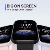 AMAZFIT Bip 3 | 1.69" | Smartwatch | Pink Strap