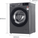 LG | FHV1207Z2M | 7 kg | Fully Automatic Front Load Washing Machine | Black