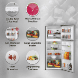 LG  Frost-Free Smart Inverter Double Door Refrigerator | 242 L | 2 Star | Shiny Steel | GL-N292DPZY