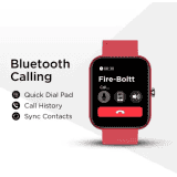 Fire-Boltt Wonder | Bluetooth Calling Smart Watch | Red Strap