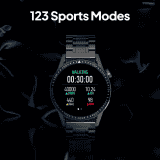 Fire-Boltt Ultimate Stainless Steel Luxury Smartwatch, Bluetooth Calling | 1.39" | Black Metal