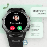 boAt Lunar Fit Smartwatch with Bluetooth Calling | 36.9mm | AMOLED Display/IP67 Water Resistant | Active Black Strap