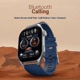 Fire-Boltt Emperor Bluetooth Calling Smartwatch | 1.96" | Silver Blue