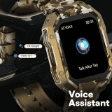 Fire Boltt Cobra Bluetooth Calling Smartwatch | 1.78" | Camo Sand | BSW086