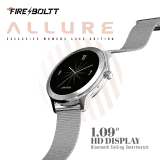 Fire-Boltt Allure Women's Lux Edition Smartwatch | 1.09" | Silver