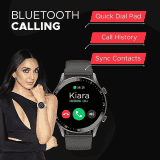 Fire-Boltt Smartwatch Talk 2 Bluetooth Calling Smartwatch | ‎BSW042 | Black
