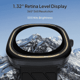 Fire-Boltt Collide Display Smartwatch | 1.32" | Black