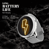 Fire-Boltt Allure Women's Lux Edition Smartwatch | 1.09" | Silver