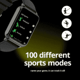 Fire-Boltt Hulk  Amoled Bluetooth Calling Smartwatch | 1.78 inch | Black Strap