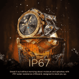 Fire-Boltt Blizzard Luxury watch with BT Calling Smartwatch | 1.28"| Gold Silver metal smart watch