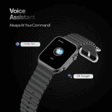 Fire-Boltt Edge AMOLED Bluetooth Calling Smart Watch | 1.78" | Grey