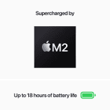 Apple MacBook Air M2 Chip | MLY13HN/A | 13.6-inch | Laptop | 8GB RAM/256 GB SSD/Display/8-core CPU/8-core GPU /macOS | Starlight