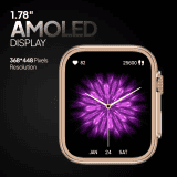 Fire-Boltt Edge AMOLED Bluetooth Calling Smart Watch | 1.78" | Rose Gold