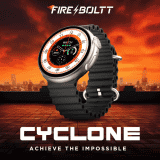 Fire-Boltt Cyclone Smartwatch | 1.6'' | Silver Black | BSW124