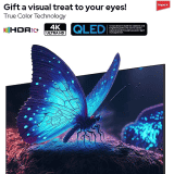 Impex | evoQ 65S4QLC2 | 165 cm (65 Inch) | QLED Smart Google LED TV | Black