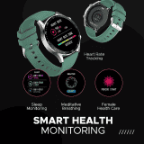 Fire-Boltt Smartwatch Brand Talk 2 Bluetooth Calling Smartwatch | Silver Green