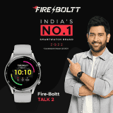 Fire-Boltt Smartwatch Brand Talk 2 Bluetooth Calling Smartwatch | Silver Grey