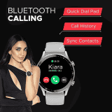 Fire-Boltt Smartwatch Brand Talk 2 Bluetooth Calling Smartwatch | Silver Grey