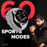 Fire-Boltt Smartwatch Brand Talk 2 Bluetooth Calling Smartwatch | Silver Grey