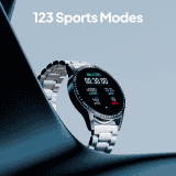 Fire-Boltt Ultimate Stainless Steel Luxury Smartwatch | Bluetooth Calling | Silver Metal | BSW158