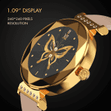 FIRE-BOLTT Emerald Smartwatch with Bluetooth Calling | HD Display | IP68 Water Resistant | Rose Gold Strap