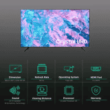 Samsung 127 cm  | 50 inch UHD Smart LED TV 50CU7700