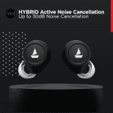 boAt Airdopes 501 ANC Truly Wireless Bluetooth in Ear Earbuds | Black