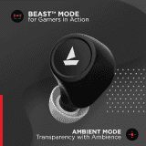 boAt Airdopes 501 ANC Truly Wireless Bluetooth in Ear Earbuds | Black