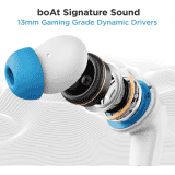boAt Airdopes 192 True Wireless Bluetooth Headset | White Sabre